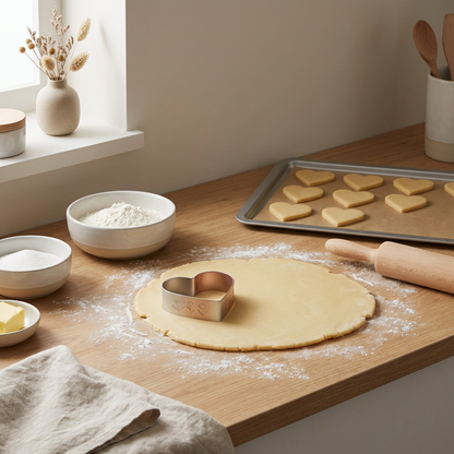 Heart-Shaped Stainless Steel Cake Ring Mold